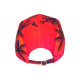 Casquette Los Angeles Orange et Rose Palmiers Tropical Sunrise Baseball CASQUETTES Hip Hop Honour