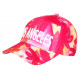 Casquette Los Angeles Jaune et Rose Palmiers Tropical Sunrise Baseball CASQUETTES Hip Hop Honour