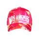 Casquette Los Angeles Jaune et Rose Palmiers Tropical Sunrise Baseball CASQUETTES Hip Hop Honour