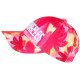 Casquette Los Angeles Jaune et Rose Palmiers Tropical Sunrise Baseball CASQUETTES Hip Hop Honour