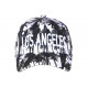 Casquette Los Angeles Blanche et Noire Palmiers Tropical Sunrise Baseball CASQUETTES Hip Hop Honour