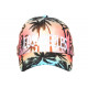 Casquette Los Angeles Jaune Verte Palmiers Tropical Sunrise Baseball CASQUETTES Hip Hop Honour