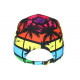 Casquette Los Angeles Multicolore Palmiers Tropical Sunrise Baseball CASQUETTES Hip Hop Honour