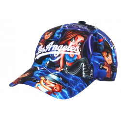 Casquette Los Angeles Bleue Fashion Girly Chibi Streetstyle CASQUETTES Hip Hop Honour