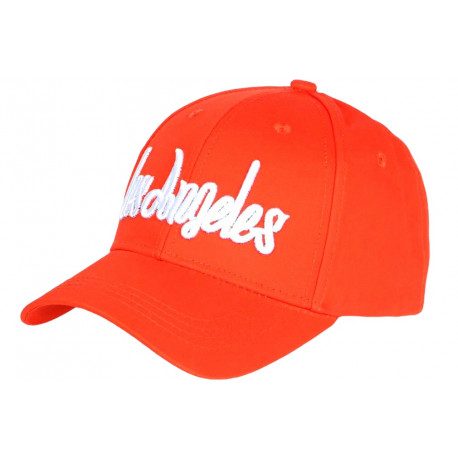 Casquette Los Angeles Orange Retro Tendance en Coton Baseball CASQUETTES Nyls Création