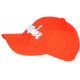 Casquette Los Angeles Orange Retro Tendance en Coton Baseball CASQUETTES Nyls Création