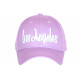 Casquette Los Angeles Violette Retro Tendance en Coton Baseball CASQUETTES Nyls Création