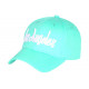 Casquette Los Angeles Turquoise Retro Tendance en Coton Baseball CASQUETTES Nyls Création