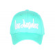 Casquette Los Angeles Turquoise Retro Tendance en Coton Baseball CASQUETTES Nyls Création