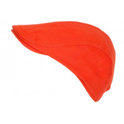 Casquette Beret Orange en Coton Tendance Sport Pivyk CASQUETTES Nyls Création