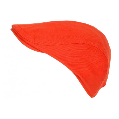 Casquette Beret Orange en Coton Tendance Sport Pivyk CASQUETTES Nyls Création