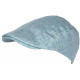 Casquette Beret Bleu Ciel Brillant Original en Lin Shiny Sessyk CASQUETTES Nyls Création