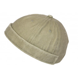 Bonnet Docker Vert en Coton Style Miki Marin Kyroak BONNETS Nyls Création