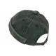 Bonnet Docker Vert Bronze Denim Coton Look Miki Marin Kyroak BONNETS Nyls Création