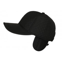 Casquette Cache Oreille Noire Molleton Doublure Polaire Wexter CASQUETTES Nyls Création