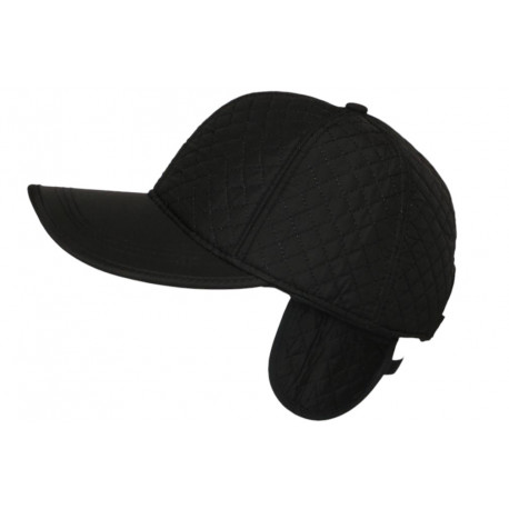 Casquette Cache Oreille Noire Molleton Doublure Polaire Wexter CASQUETTES Nyls Création