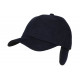 Casquette Cache Oreille Bleue Marine Velours Doublure Polaire Seyson CASQUETTES Nyls Création