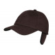 Casquette Cache Oreille Marron Velours Doublure Polaire Seyson CASQUETTES Nyls Création