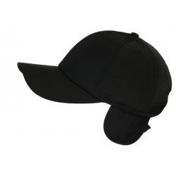 Casquette Cache Oreille Noire Imperméable Doublure Polaire Vexter CASQUETTES Nyls Création