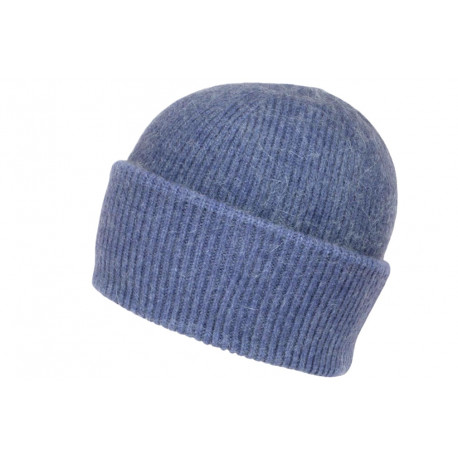 Bonnet Angora Bleu Bleuet Laine Douce et Chaude Classe Antje BONNETS Nyls Création