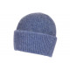 Bonnet Angora Bleu Bleuet Laine Douce et Chaude Classe Antje BONNETS Nyls Création