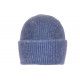 Bonnet Angora Bleu Bleuet Laine Douce et Chaude Classe Antje BONNETS Nyls Création