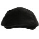 Beret Casquette Cuir Noir Suedine Tendance Ajustable Kylro CASQUETTES Nyls Création