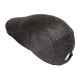 Beret Casquette Cuir Gris Suedine Tendance Ajustable Kylro CASQUETTES Nyls Création