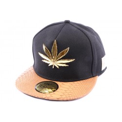 Casquette Snapback JBB Couture Noir visère beige ANCIENNES COLLECTIONS divers