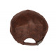 Beret Casquette Cuir Marron Havane Suedine Ajustable Kylro CASQUETTES Nyls Création