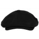 Beret Casquette Gavroche Noire en Feutre Tradition Chic Anster CASQUETTES Nyls Création