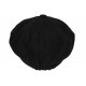 Beret Casquette Gavroche Noire en Feutre Tradition Chic Anster CASQUETTES Nyls Création