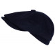 Beret Casquette Gavroche Bleue Marine Feutre Tradition Anster CASQUETTES Nyls Création