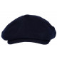 Beret Casquette Gavroche Bleue Marine Feutre Tradition Anster CASQUETTES Nyls Création