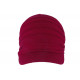 Bonnet Casquette Rasta Rouge Bordeaux en Laine Fashion Kift BONNETS Nyls Création