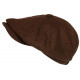 Beret Casquette Gavroche Marron Fauve Feutre Tradition Anster CASQUETTES Nyls Création