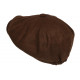 Beret Casquette Gavroche Marron Fauve Feutre Tradition Anster CASQUETTES Nyls Création