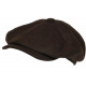 Beret Casquette Gavroche Marron Chocolat Feutre Tradition Anster CASQUETTES Nyls Création