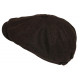 Beret Casquette Gavroche Marron Chocolat Feutre Tradition Anster CASQUETTES Nyls Création