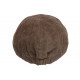 Casquette Beret Marron en Velours Hipster Fashion Harshy CASQUETTES Nyls Création