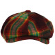 Beret Casquette Gavroche Rouge et Verte en Laine Charly CASQUETTES Nyls Création