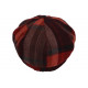 Beret Casquette Gavroche Rouge et Orange en Laine Charly CASQUETTES Nyls Création