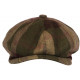 Beret Casquette Gavroche Verte et Rouge en Laine Charly CASQUETTES Nyls Création