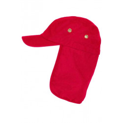 Casquette Protege Nuque Rouge en Coton Saharienne Nedeyv CASQUETTES Nyls Création