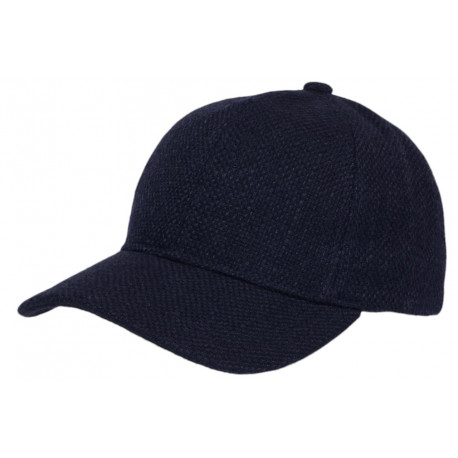 Casquette Baseball Laine Bleue Marine Chaude Tendance Tradition Narva CASQUETTES Nyls Création