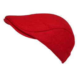 Casquette Beret Rouge en Laine Hipster Taille Réglable Anyston CASQUETTES Nyls Création