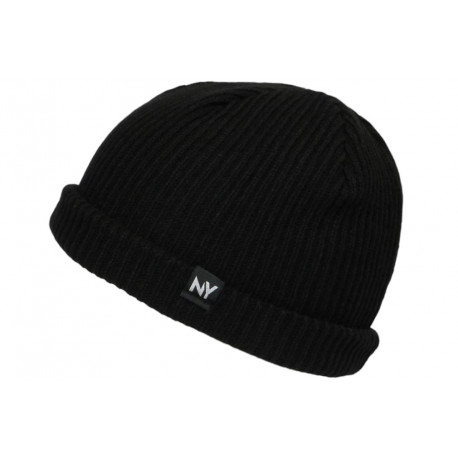 Bonnet New York Noir Docker Streetwear en Laine Arkton BONNETS Nyls Création