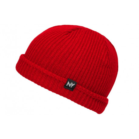 Bonnet New York Rouge Docker Streetwear en Laine Arkton BONNETS Nyls Création