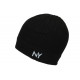 Bonnet NY Noir en laine Look Streetwear Fashion Yrkton BONNETS Nyls Création