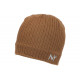 Bonnet NY Marron en laine Look Streetwear Fashion Yrkton BONNETS Nyls Création